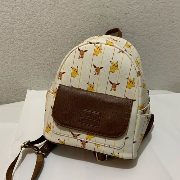 NWOT Loungefly Pokemon Mini Backpack Pikachu Ever Striped - Picture 1 of 9